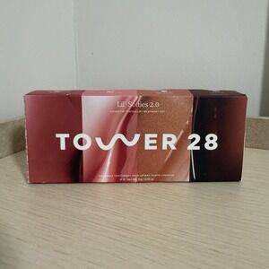 Tower 28 NEW Lil Softies 2.0 Tinted Lip Treatment Set 4 Balms